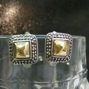 Vintage clip-on earrings